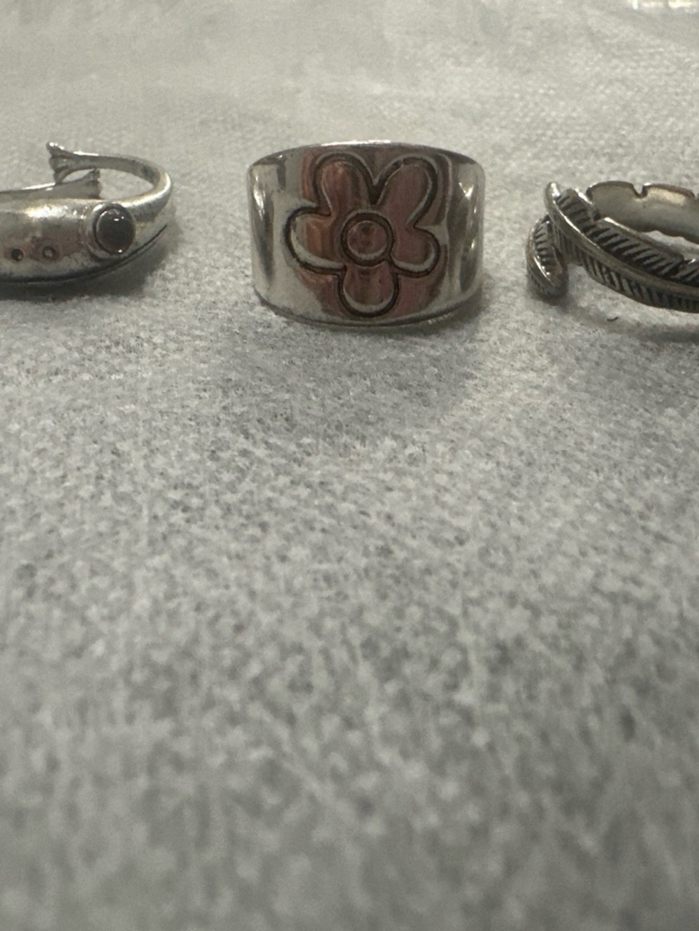 Silver ring sets